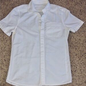 Lululemon Men's White Short Sleeve Shirt